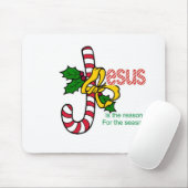 Jesus-Zuckerstange Mousepad (Mit Mouse)