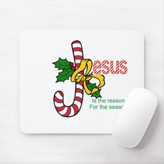 Jesus-Zuckerstange Mousepad (Mit Mouse)