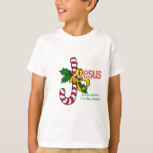 Jesus-Zuckerstange T-Shirt (Vorderseite)