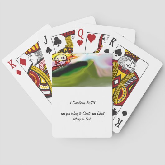 Jesus zuerst spielkarten (Rückseite)