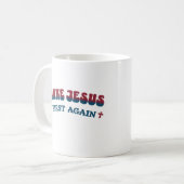 Jesus zum ersten Mal Christlicher Glaube Kaffeetasse (Vorderseite Links)
