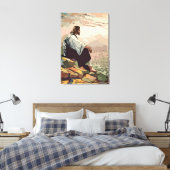Jesus zum Gebet für Jerusalem Leinwanddruck (Insitu (Schlafzimmer))