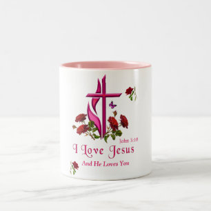 Jesus Zweifarbige Tasse