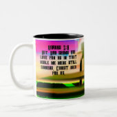 Jesus Zweifarbige Tasse (Links)
