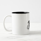 Jesus Zweifarbige Tasse (Links)
