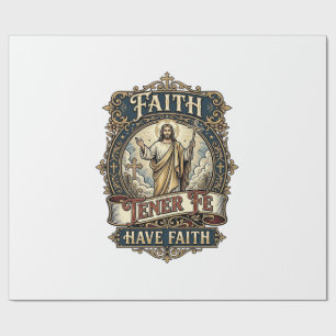 Jesus zweisprachige multikulturelle Familien-Shirt Geschenkpapier