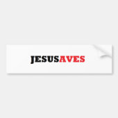 JESUSAVES AUTOAUFKLEBER (Vorne)