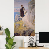 Jesusbild, das nach Galiläa zurückkehrt Poster (Heimbüro)