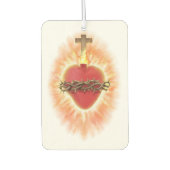 Jesusherz Autolufterfrischer (Vorderseite)