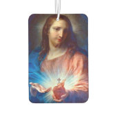 Jesusherz Autolufterfrischer (Rückseite)