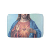 Jesusherz Badematte (Vorderseite)