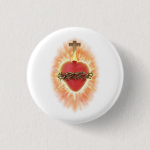 Jesusherz Button