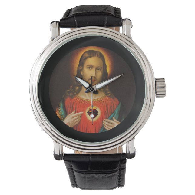 Jesusherz c1899 armbanduhr (Vorderseite)