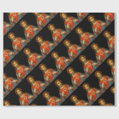 Jesusherz c1899 Deutschland Geschenkpapier (Flach)