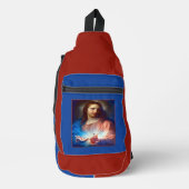 Jesusherz Crossbody Bag (Vorderseite)