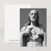 Jesusherz Dankeskarte (Vorne/Hinten)