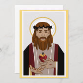 Jesusherz Einladung (Vorne/Hinten)