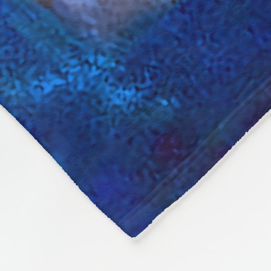 Jesusherz Fleecedecke (Ecke)