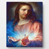 Jesusherz Fotoplatte (Vorderseite)