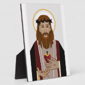 Jesusherz Fotoplatte (Seite)