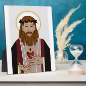 Jesusherz Fotoplatte (Seite)