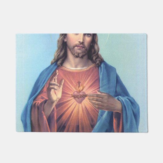 Jesusherz Fußmatte (Vorderseite)