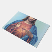 Jesusherz Fußmatte (Schrägansicht)