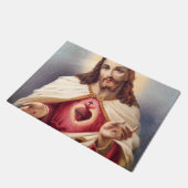 Jesusherz Fußmatte (Schrägansicht)