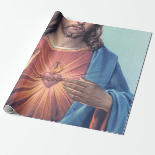 Jesusherz Geschenkpapier (Ungerollt)