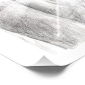 Jesusherz, Gezeichnet von Jenny McLaughlin Poster (Ecke)