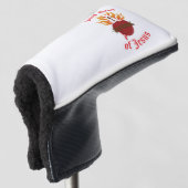 Jesusherz Golf Headcover (3/4 Vorderseite)