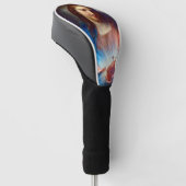 Jesusherz Golf Headcover (angewinkelt)