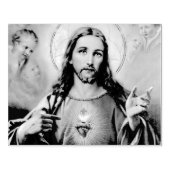 Jesusherz Gummistempel (Prägung)