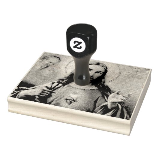 Jesusherz Gummistempel (Stempel)