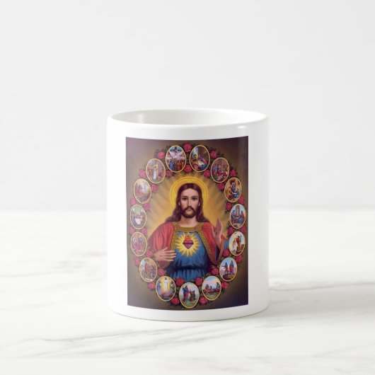 Jesusherz Kaffeetasse (Mittel)