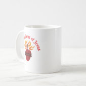 Jesusherz Kaffeetasse (Vorderseite Links)