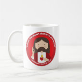 Jesusherz Kaffeetasse (Links)