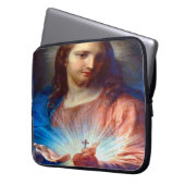 Jesusherz Laptopschutzhülle (Vorderseite Links)