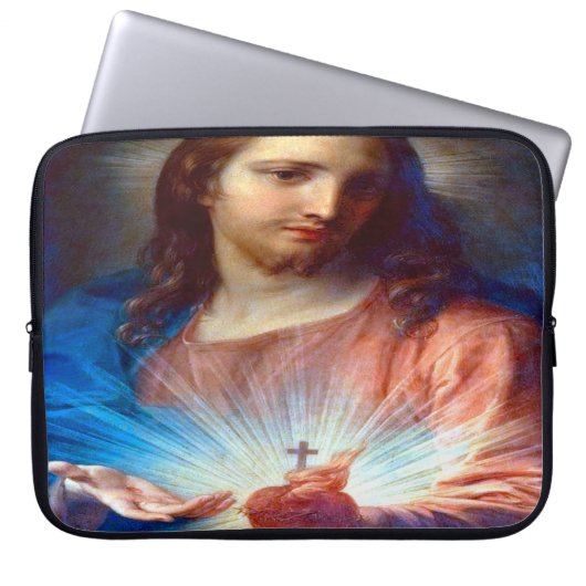 Jesusherz Laptopschutzhülle (Vorderseite)