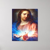 Jesusherz Leinwanddruck (Vorderseite)