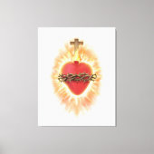 Jesusherz Leinwanddruck (Vorderseite)