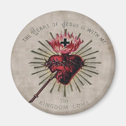 Jesusherz Magnet (Vorne)