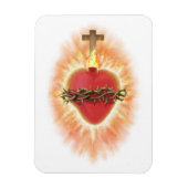 Jesusherz Magnet (Vertikal)