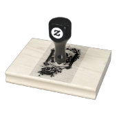 Jesusherz mit Lamm Gummistempel (Stempel)