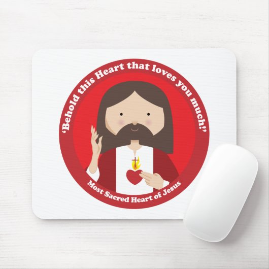 Jesusherz Mousepad (Mit Mouse)