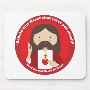Jesusherz Mousepad