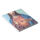 Jesusherz Notizblock (angewinkelt)