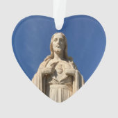 Jesusherz Ornament (Rückseite)