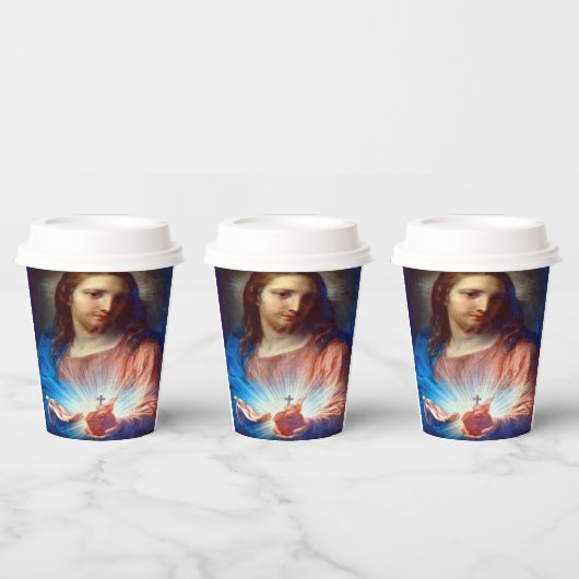 Jesusherz Pappbecher (Multi)