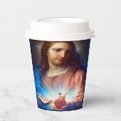 Jesusherz Pappbecher (Vorderseite)
